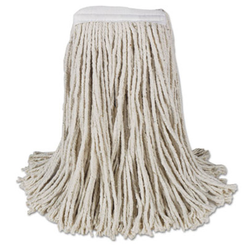 Boardwalk Mop Head  Cotton  Cut-End  White  4-Ply   16 Band  12 Carton (BWK CM02016S)