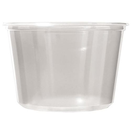 Fabri-Kal Microwavable Deli Containers  16 oz  Clear  500 Carton (FAB PK16S-C)
