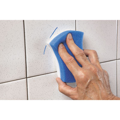 Scotch-Brite PROFESSIONAL Easy Erasing Pad 4004  2 4 5 x 4 1 2 x 1 1 5  Blue White  4 per Pack (MMM55658)