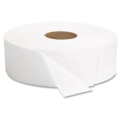 GEN JRT Jumbo Bath Tissue  Septic Safe  2-Ply  White  12  Diameter  1 378 ft Length  6 Carton (GEN 1513)