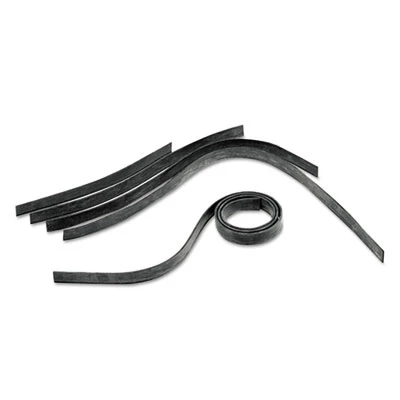 Unger ErgoTec Replacement Squeegee Blades  16 Inches  Black Rubber  Soft  12 Pack (UNG RT40)