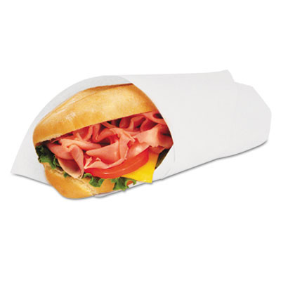 Bagcraft Grease-Resistant Paper Wraps and Liners  14 x 14  White  1000 Box  4 Boxes Carton (BGC 057014)