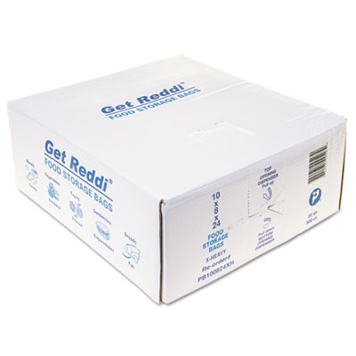 Inteplast Group Food Bags  22 qt  1 2 mil  10  x 24   Clear  500 Carton (IBS PB100824XH)