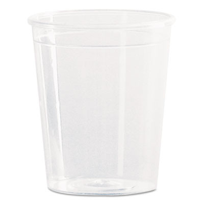 WNA Comet Plastic Portion Shot Glass  2 oz   Clear  50 Pack (WNA P20)
