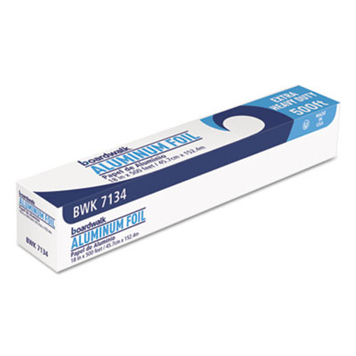 Boardwalk Heavy-Duty Aluminum Foil Roll  18  x 500 ft (BWK 7134)