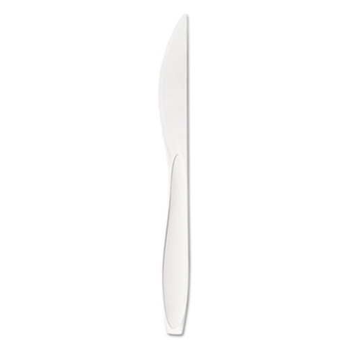 Dart Reliance Medium Heavy Weight Cutlery  Standard Size  Knife  Bulk  White  1000 CT (SCC RSWK)