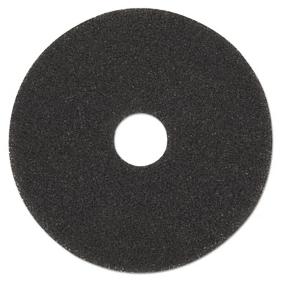 Boardwalk High Performance Stripping Floor Pads  19  Diameter  Grayish Black  5 Carton (PAD 4019 HIP)