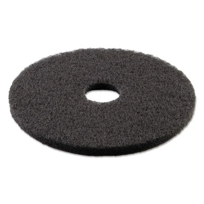 Boardwalk Stripping Floor Pads  13  Diameter  Black  5 Carton (PAD 4013 BLA)