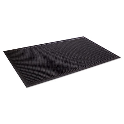 Crown Crown-Tred Indoor Outdoor Scraper Mat  Rubber  43 75 x 66 75  Black (CRO TD46 BLA)