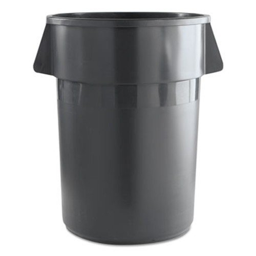 Boardwalk Round Waste Receptacle  Plastic  44 gal  Gray (UNS 44GLWR GRA)