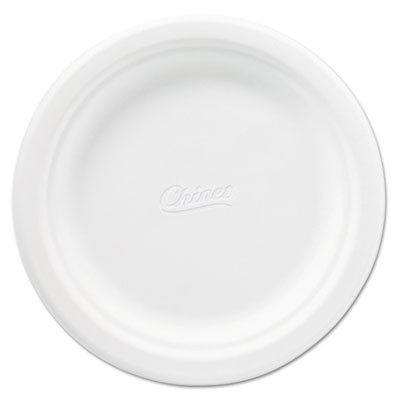 Chinet Classic Paper Plates  6 3 4 Inches  White  Round  125 Pack (HUH VENEER)