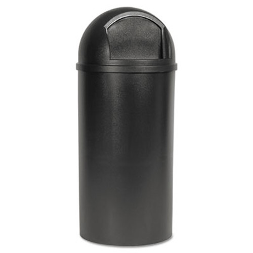 Rubbermaid Commercial Marshal Classic Container  Round  Polyethylene  15 gal  Brown (RCP 8160-88 BRO)