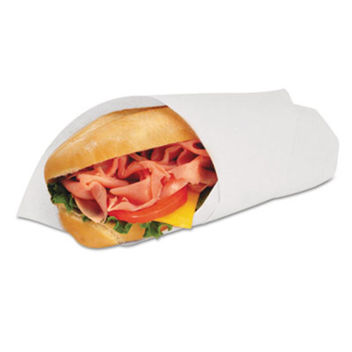 Marcal Deli Wrap Dry Waxed Paper Flat Sheets  12 x 12  White  5000 Carton (MCD 8222)
