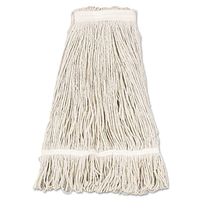 Boardwalk Mop Head  Pro Loop Web Tailband  Premium Standard Head  Cotton  32-Oz   White (UNS 432C)