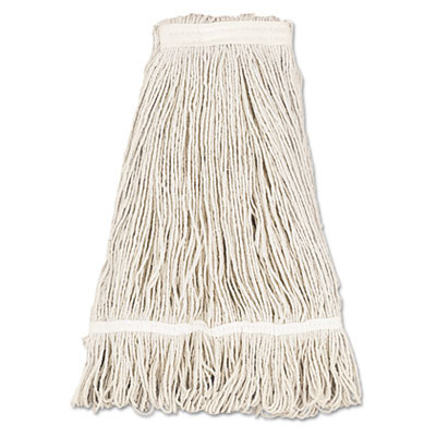 Boardwalk Mop Head  Pro Loop Web Tailband  Premium Standard Head  Cotton  32-Oz   White (UNS 432C)