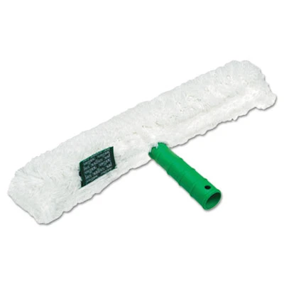 Unger Original Strip Washer with Green Nylon Handle  White Cloth Sleeve  10 Inches (UNG WC250)