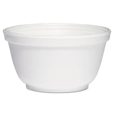 Dart Foam Bowls  10 Ounces  White  Round (DCC 10B20)