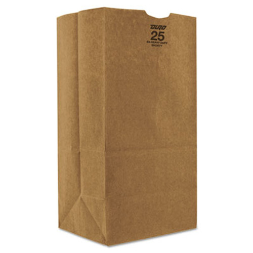 General Grocery Paper Bags  57 lbs Capacity   25  8 25 w x 6 13 d x 15 88 h  Kraft  500 Bags (BAG GX2560S)
