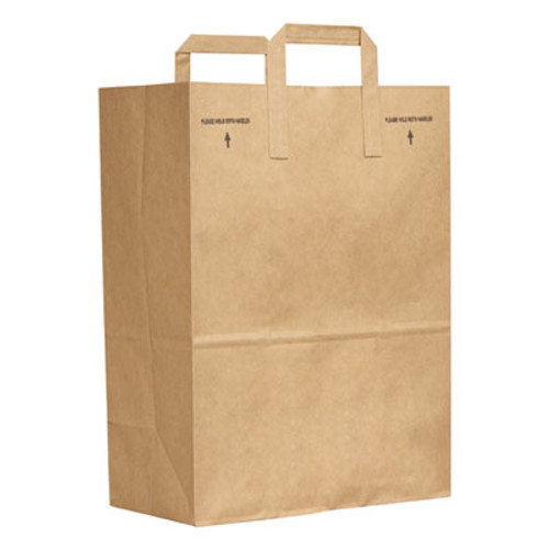 General Grocery Paper Bags  70 lbs Capacity  1 6 BBL  12 w x 7 d x 17 h  Kraft  300 Bags (BAG SK1670EZ-300)