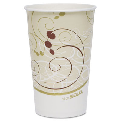 Dart Paper Cold Cups  16 oz   Symphony Design  50 Bag (SCC RP16PSYM)