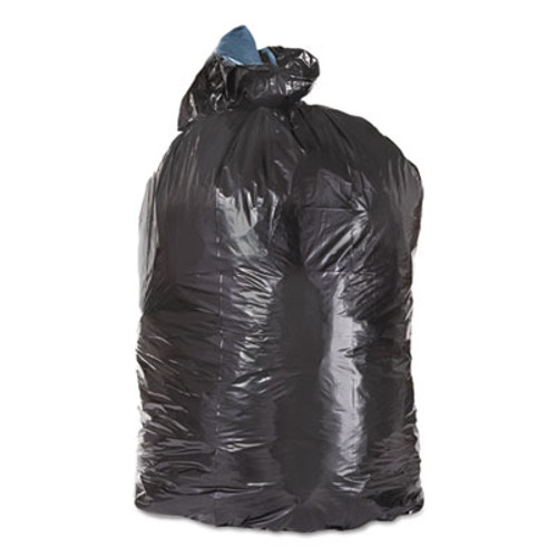 Trinity Plastics Low-Density Can Liners  45 gal  23  x 46   Black  100 Carton (TRN ML4046H)