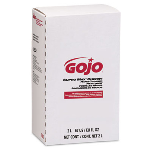 GOJO SUPRO MAX Cherry Lotion Hand Cleaner  2000 ml Refill  4 Carton (GOJ 7282-04)