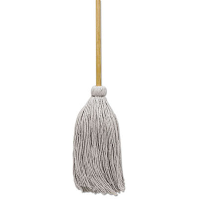 Boardwalk Mop Head  Cotton  Cut-End  White   24 Handle Deck  6 Carton (BWK CD50024S)