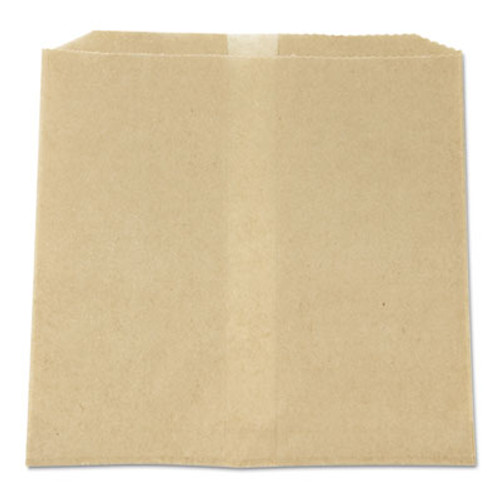 HOSPECO Waxed Napkin Receptacle Liners  8 5  x 8   Brown  500 Carton (HOS 6802W)