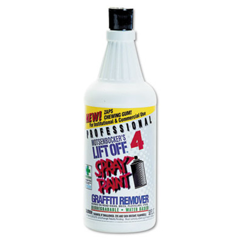 Motsenbocker's Lift-Off 4 Spray Paint Graffiti Remover  32oz  Bottle  6 Carton (MTS 41103)