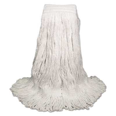 Boardwalk Mop Head  Pro Loop Web Tailband  Premium Saddleback Head  Ryn  24-oz   WH  12 CT (UNS 524R)