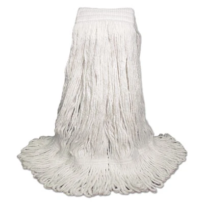 Boardwalk Mop Head  Pro Loop Web Tailband  Premium Saddleback Head  Ryn  24-oz   WH  12 CT (UNS 524R)