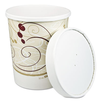 Dart Flexstyle Double Poly Food Combo Packs  Symphony  32oz  25 Pack  10 Packs Carton (SCC KHB32ASYM)