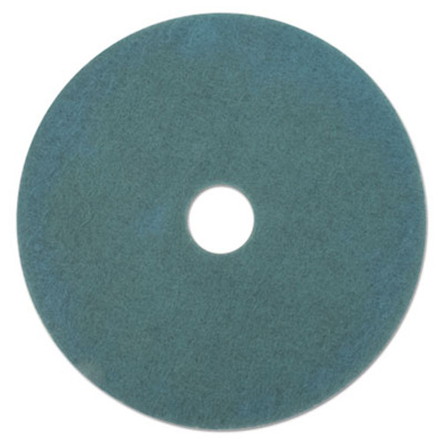 3M Ultra High-Speed Floor Burnishing Pads 3100  27  Diameter  Aqua  5 Carton (MCO 20264)