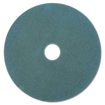 3M Ultra High-Speed Floor Burnishing Pads 3100  27  Diameter  Aqua  5 Carton (MCO 20264)