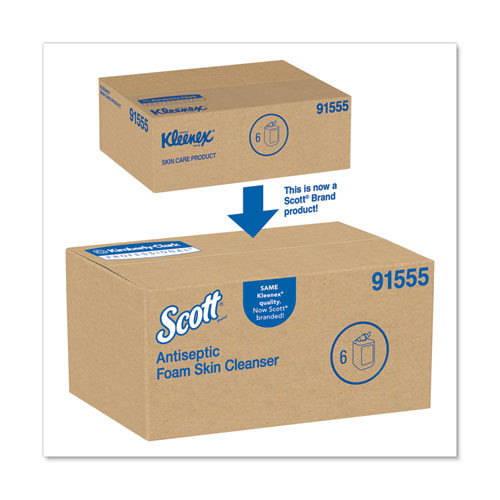Scott Control Antiseptic Foam Skin Cleanser  Unscented  1000 mL Refill  6 Carton (KCC 91555)