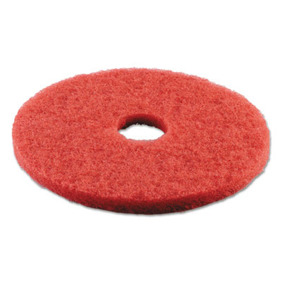 Boardwalk Buffing Floor Pads  18  Diameter  Red  5 Carton (PAD 4018 RED)