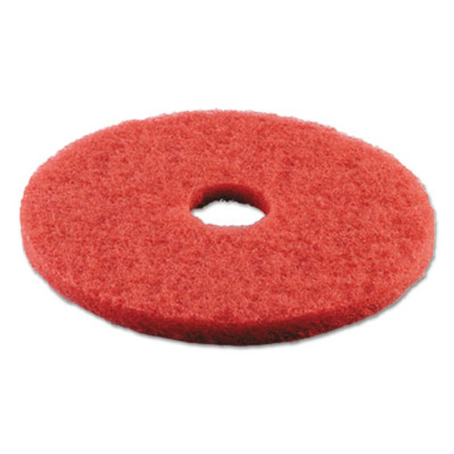 Boardwalk Buffing Floor Pads  18  Diameter  Red  5 Carton (PAD 4018 RED)