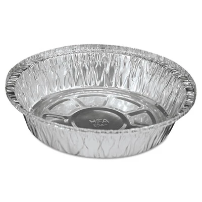 Boardwalk Round Aluminum To-Go Containers  7  Dia   500 Carton (BWK ROUND7)