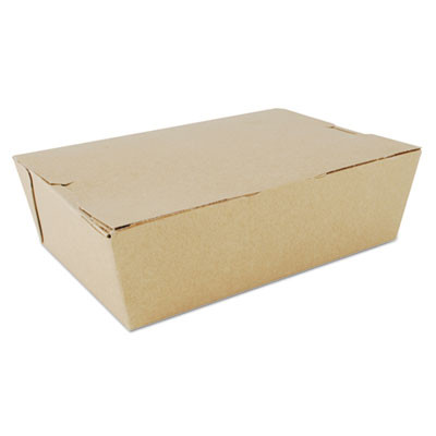 SCT ChampPak Carryout Boxes   3  Kraft  7 75 x 5 5 x 2 5  200 Carton (SCH 0733)
