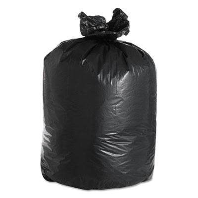 Boardwalk Low Density Repro Can Liners  60 gal  2 mil  38  x 58   Black  100 Carton (BWK 526)