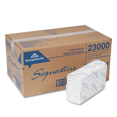 Georgia Pacific Professional Pacific Blue Select C-Fold Paper Towels  10 1 10 x 13 1 5 White 120 PK 12 PK Ct (GPC 230)