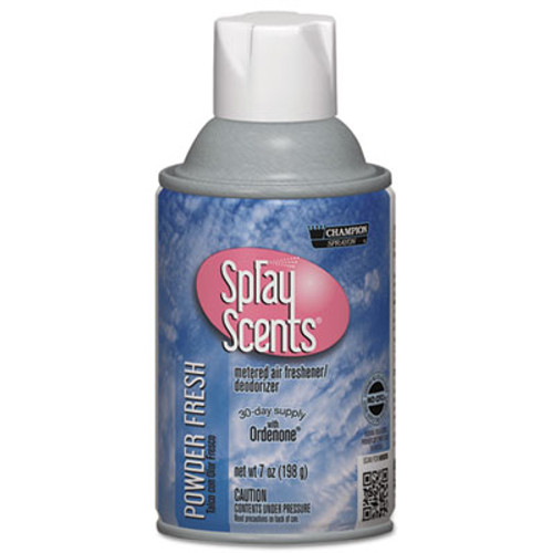 Chase Products SPRAYScents Metered Air Freshener Refill  Powder Fresh  7 oz Aerosol  12 Carton (CHA 5185)