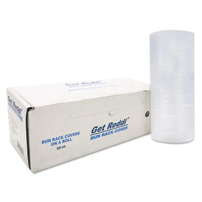 Inteplast Group Poly Bun Rack Cover  60x80  15 Micron  50 Case (IBS BR60X80)