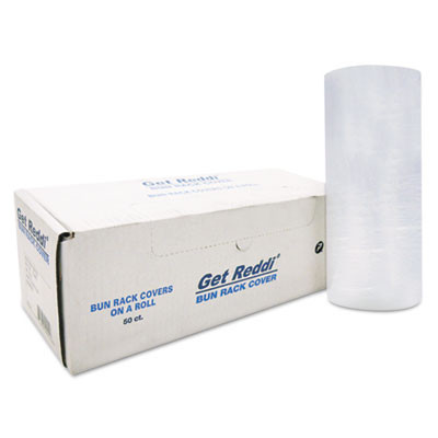 Inteplast Group Poly Bun Rack Cover  60x80  15 Micron  50 Case (IBS BR60X80)
