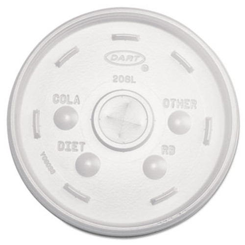 Dart Cold Cup Lids  32oz Cups  Translucent  100 Sleeve  10 Sleeves Carton (DCC 20SL)