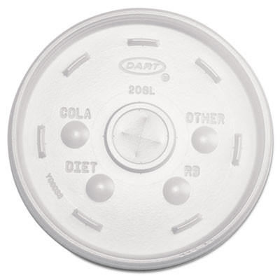 Dart Cold Cup Lids  32oz Cups  Translucent  100 Sleeve  10 Sleeves Carton (DCC 20SL)