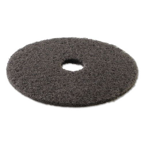 Boardwalk High Performance Stripping Floor Pads  17  Diameter  Grayish Black  5 Carton (PAD 4017 HIP)