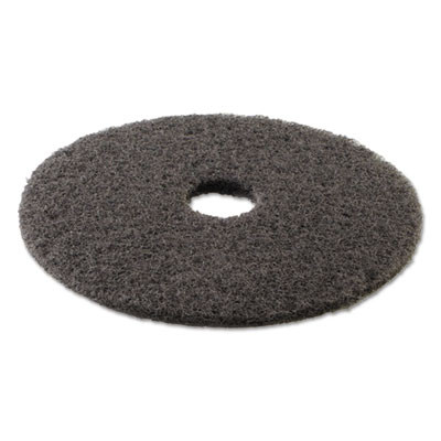 Boardwalk High Performance Stripping Floor Pads  17  Diameter  Grayish Black  5 Carton (PAD 4017 HIP)
