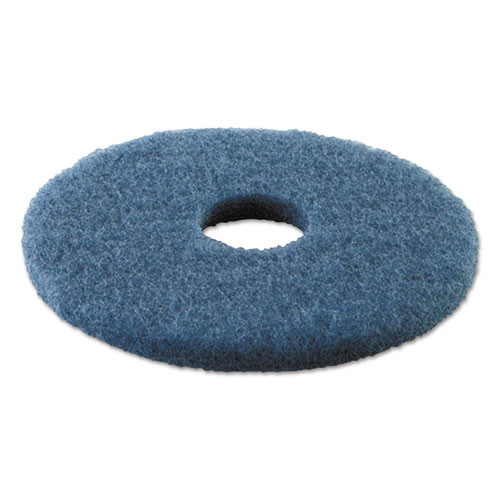 Boardwalk Scrubbing Floor Pads  14  Diameter  Blue  5 Carton (PAD 4014 BLU)