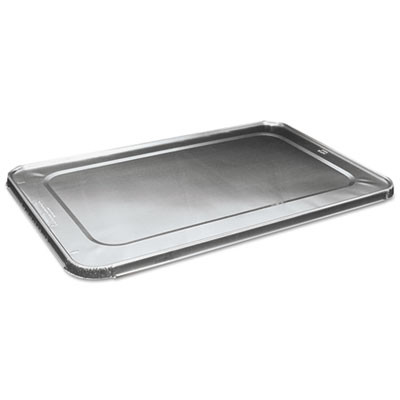 Boardwalk Full Size Aluminum Steam Table Pan Lid  Deep  50 Carton (BWK LIDSTEAMFL)